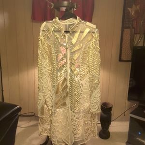 41" Cocktail length evening jacket